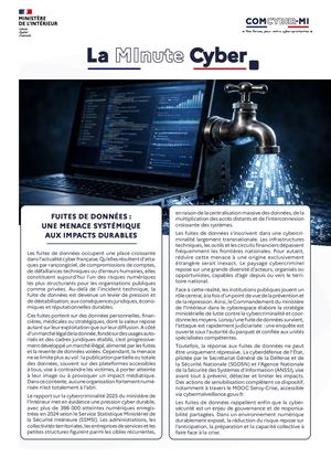 La Minute Cyber #02 2026