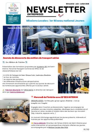 Newsletter été 2026
