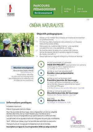 Parcours Cinéma naturaliste