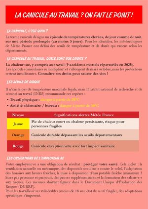 FICHE CANICULE VERSION COURTE FOND ROUGE
