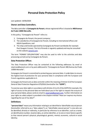 Privacy Policy PONANT 16 07 2026 V. EN Clean