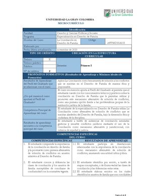 Mc La Conciliación En Derecho De Familia