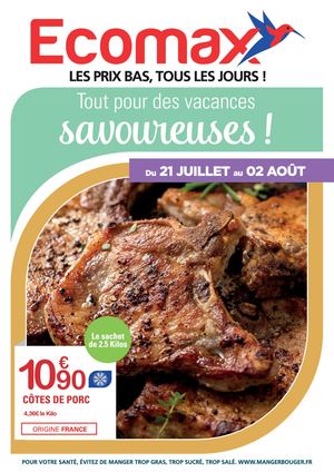 Catalogue Ecomax du 21 Juillet au 02 Août 2026