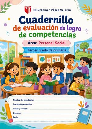 TERCER GRADO DE PRIMARIA - CUADERNILLO DE PERSONAL SOCIAL - MARICIELO MONJA AYALA