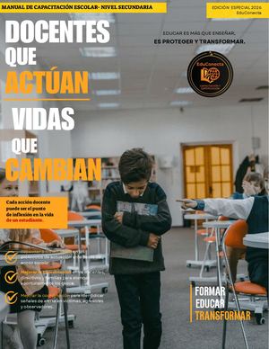 Docentes que actúan, vidas que cambian