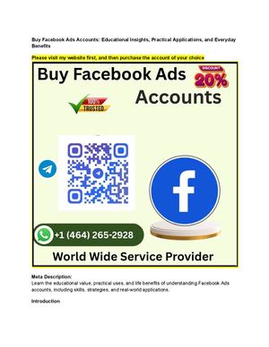 How To Buy Facebook Ads Account In 2026