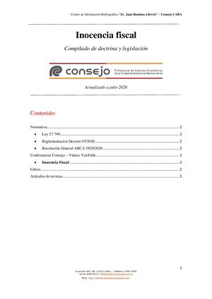 Dossier - Inocencia Fiscal