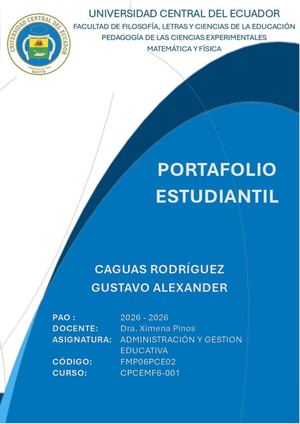 Caguas Gustavo Portafolio Administracion Y Gestion Educativa