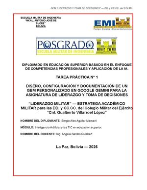 Liderazgo Y Toma De Decisiones