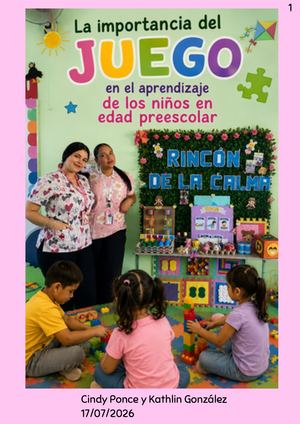 La importancia del juego en el aprendizaje de los niños en edad preescolar