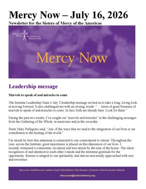 Mercy Now – July 16, 2026