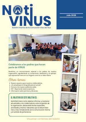 Boletín Interno NotiVINUS julio