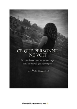 Mon Récit Autobiographique Extrait Grâce Wazena