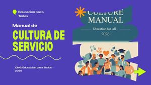 Manual De Cultura De Servicio Para Ong Educacion Para Todos
