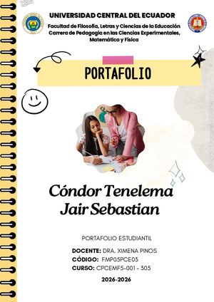 Cóndor Jair 5b Portafolio Estudiantil 2026 2026