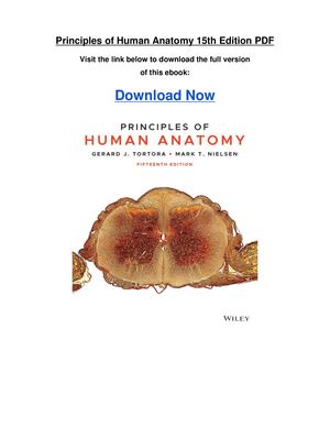 Principles Of Human Anatomy 15th Edition Pdf