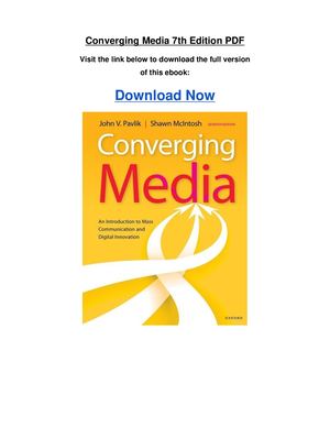 Converging Media 7th Edition Pdf