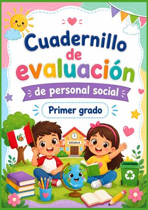 Cuadernillo De Evaluación De Personal Social Primer Grado