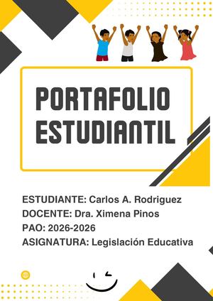 Rodriguez Perez Carlos Portafolio Legislación