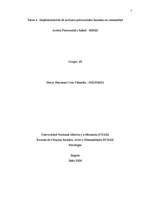 Cartilla Acciones psicosociales