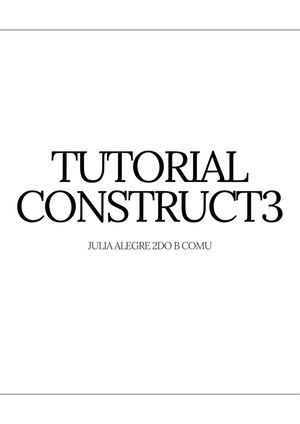 Tutorialjulia alegre Construct3