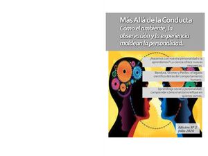 Revista teorías conductuales y del aprendizaje social