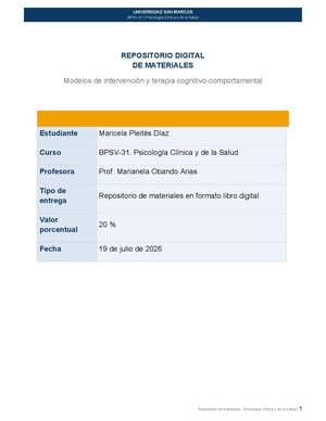 Repositorio 2 Psicología Clínica