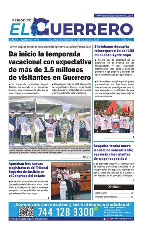 Viernes 17 de julio del 2026