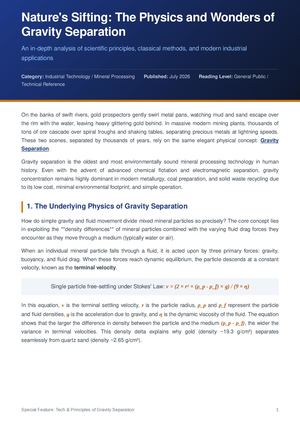 Gravity Separation