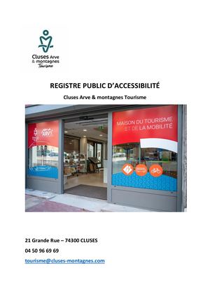Registre D'accessibilité