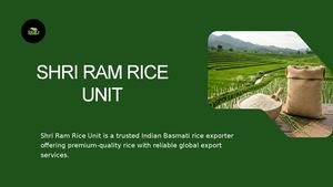 Indian Basmati Rice Exporter Shri Ram Rice Unit