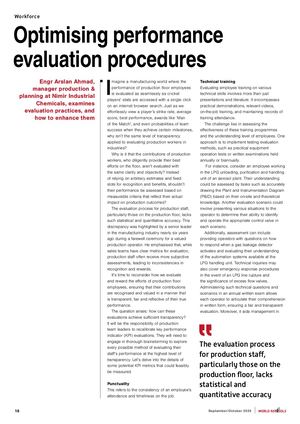 Optimizing Performance Evaluation Process