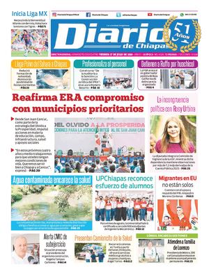 Portada, Viernes 17 De Julio De 2026