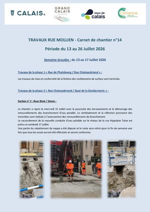 Carnet de chantier n°14