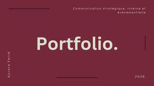 Portfolio Aurore Ferré