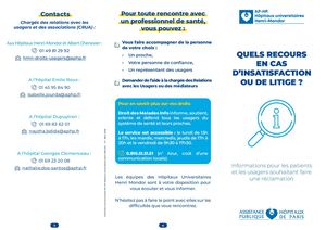 Brochure Recours Litige