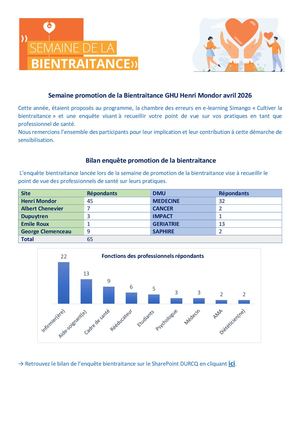 Newsletter Semaine Bientraitance 2026