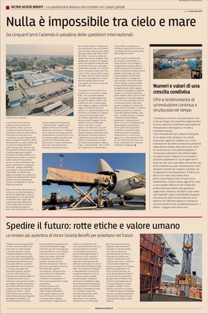 Vector Società Benefit ne Il Sole 24 Ore 17.07.2026