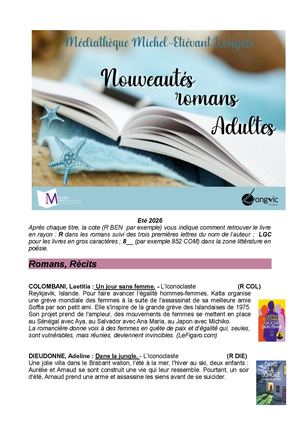 Nouveautés éTé 2026