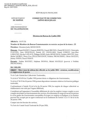 DECB 2026 020 TPN Décision Bureau MAJ Effectifs 01 07 2026