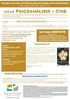 2026 10 23 Ciclo Psicoanálisis Y Cine Magnolia
