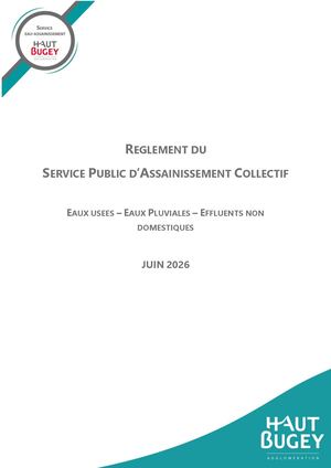 Règlement Service ASS Collectif - Juin 2026