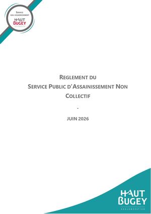 Reglement SPANC - Juin 2026