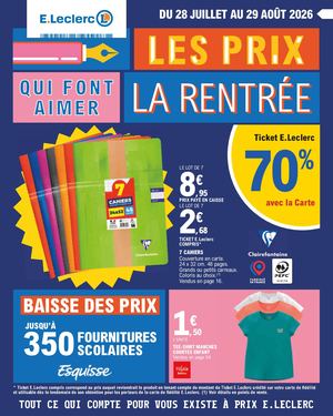 20260728 Leclerc Catalogue Rentree
