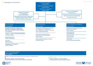 Organigramme de Direction Hôpital Marin 2026