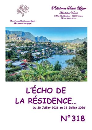 Le Journal De La Rsl 318 Du 20 07 26