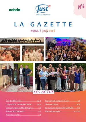 Gazette N°6 : Avril à Juin 2026