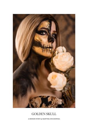 Golden Skull | Editorial Portrait Series