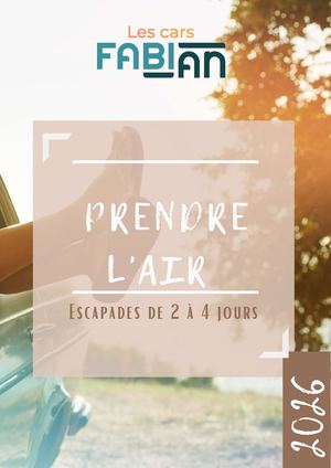 Brochure Escapades 2 à 4 Jours