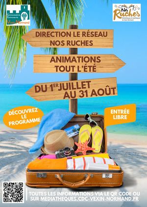 Programme de l'été dans vos médiathèques et bibliothèques